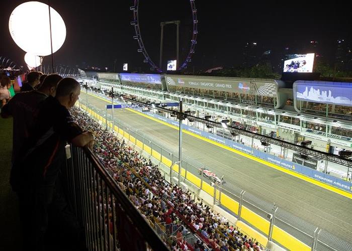 Singapore paddock